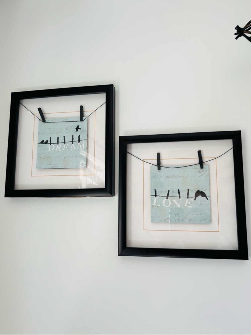 Two wall decoration